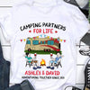 Camping Couple Adventuring Together Stick Personalized Shirt