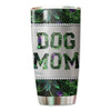 Peeking Dog Mom Metal Pattern Personalized Tumbler