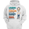Legend Grandpa Caricature Old Man Personalized Hoodie Sweatshirt