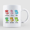 Mimisaurus And Kids Personalized Mug (1-3 Kids)
