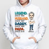 Legend Grandpa Caricature Old Man Personalized Hoodie Sweatshirt