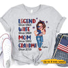 Legend Wife Mom Grandma 4th Of July Independence Day Personalized Shirt