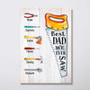 Best Dad Grandpa We Ever Saw Personalized Vertical Poster