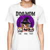 Dog Mom Pretty Woman Halloween Purple Moon Personalized Shirt