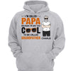 Too Cool To Be Called Grandfather Gift For Grandpa Personalized Hoodie Sweatshirt