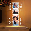 Couple Film Photos Personalized Plaque LED Night Light - Gift For Hi Gift For Her