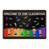 Classroom Handprints Footprints Doll Kids Personalized Doormat