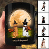 Halloween Dogs Sitting Personalized Mug