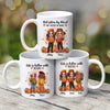 Standing Fall Season Doll Besties Best Friends Personalized Mug