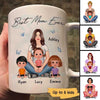 Real Woman Sitting With Kids Best Mom Ever Personalized Mug