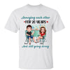 Couple Annoying Each Other Kitchen Anniversary Gift Personalized Shirt