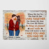 To The End Of Our Lives Couple Fall Season Personalized Poster