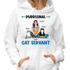 Purrsonal Cat Servant Real Cat Mom Gift Personalized Shirt