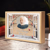 Family Memorial Always With You Cardinal Window View Photo Inserted Personalized Frame Light Box