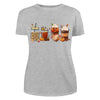 Fall Season Pumpkin Spice Coffee Latte Thanksgiving Shirt