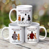 Dog Dad Back View Happy Father‘s Day Personalized Mug