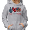 Peace Love America 4th Of July Independence Day Shirt