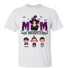 Mom Witch And Kids Halloween Personalized Shirt