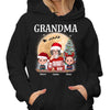 Christmas Moon Light Grandma And Grandkids Personalized Shirt