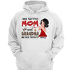 Mom Grandma Two Titles Mother's Day Gift Personalized Hoodie Sweatshirt