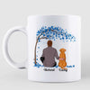 Dog Dad Under Tree Personalized Mug