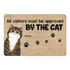 Funny Cats Welcome Home Personalized Doormat