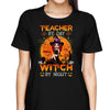 Teacher By Day Witch By Night Doll Witch Sitting Personalized Shirt