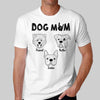 Dog Mom Dog Dad Dog Head Outline Personalized Shirt