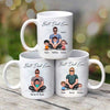 Best Dad Ever Real Man Sitting With Doll Kids Father's Day Gift For Dad Daddy Personalized Mug