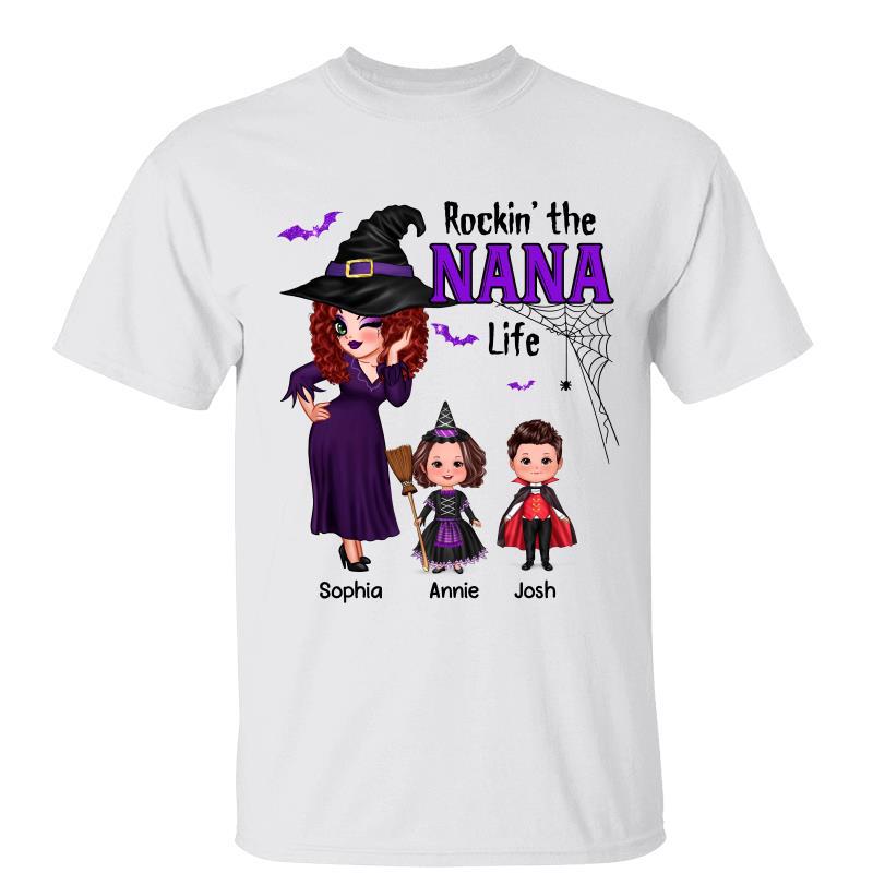 Pretty Woman Halloween Rockin‘ The Grandma Mom Life Personalized Shirt