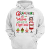 Christmas Grandma Is Mom With Frosting Personalized Shirt