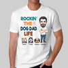 Caricature Man Rockin‘ The Dog Dad Life Personalized Shirt