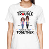 Female Male Doll Teacher Best Friends Trouble Together Personalized Shirt