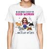 Doll Girl Sitting And Walking Cats Personalized Shirt