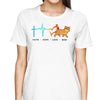 Faith Hope Love Walking Cats Personalized Shirt