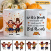 Fall Season Leaves Best Friends Personalized Mug