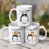 Fluffy Cats Dad Love You A W-hole Lot Father‘s Day Gift Personalized Mug