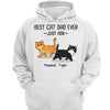 Best Cat Dad Mom Just Ask Walking Fluffy Cat Personalized Shirt