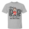 Best Dad Ever Cartoon Caricature Personalized Shirt