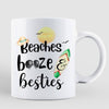 Beaches Booze And Besties Personalized AOP Mug