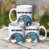 Best Buddies Cat Dad Personalized AOP Mug