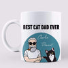 Best Buddies Cat Dad Personalized AOP Mug