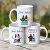 Besties Forever Modern Girls Back View Personalized Mug