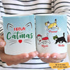 Cat Meowy Catmas Personalized Cat Christmas Coffee Mug