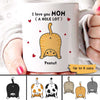 Cat Mom Love You A W-hole Lot Personalized Mug