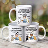 Cat Purrsonal Servant Chibi Man Personalized Mug