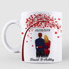 Couple Anniversary Date  Gift For Him For Her Personalized Mug