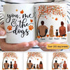 Fall Season You Me And The Dog Personalized AOP Mug (15oz)