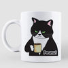 Grumpy Cat Feed Me Personalized AOP Coffee Mug