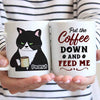 Grumpy Cat Feed Me Personalized AOP Coffee Mug